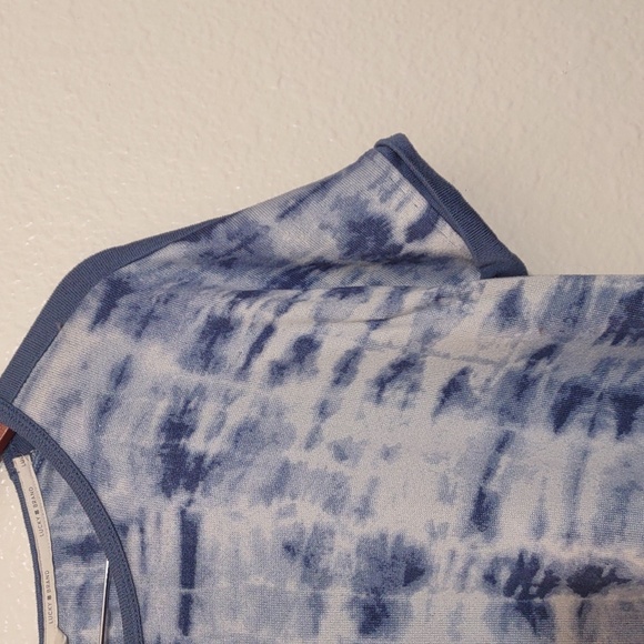 SLIGHTLY USED LUCK BRAND TYE DYE BLUE SHIRT SIZE XL - Picture 4 of 12